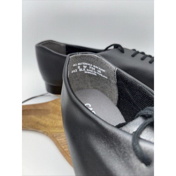 Capezio Tic Tap Toe Professional Black Tap 8W Dance Shoes-F24 65 RN#63356 NIB - Picture 10 of 16